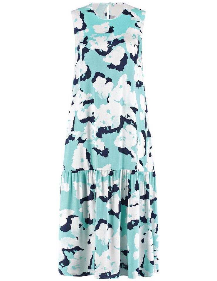 Taifun Midikleid – Ärmelloses Kleid mit All-Over-Print und Rundhalsausschnitt von Taifun