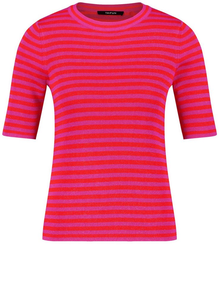 Taifun Rundhalspullover 572316-15100 Ringel-Design von Taifun