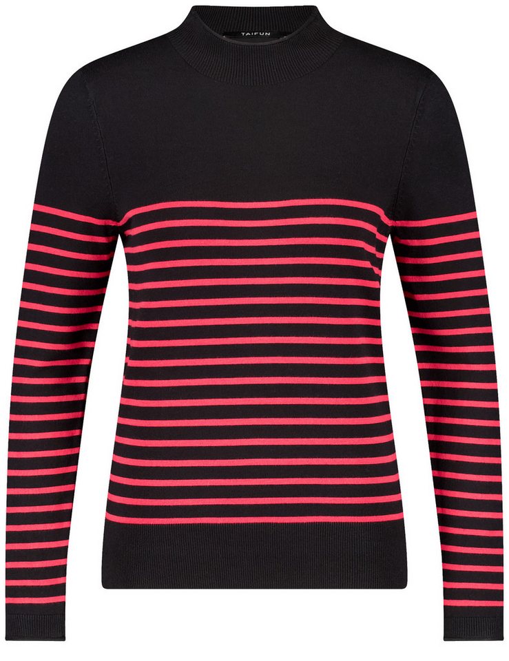 Taifun Rundhalspullover Pullover mit Streifen-Dessin von Taifun