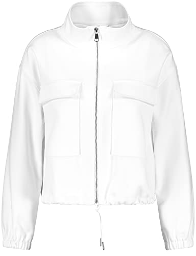 TAIFUN Womens Jacke Jeans + Gewebe Denim Jacket, Offwhite, 42 von Taifun