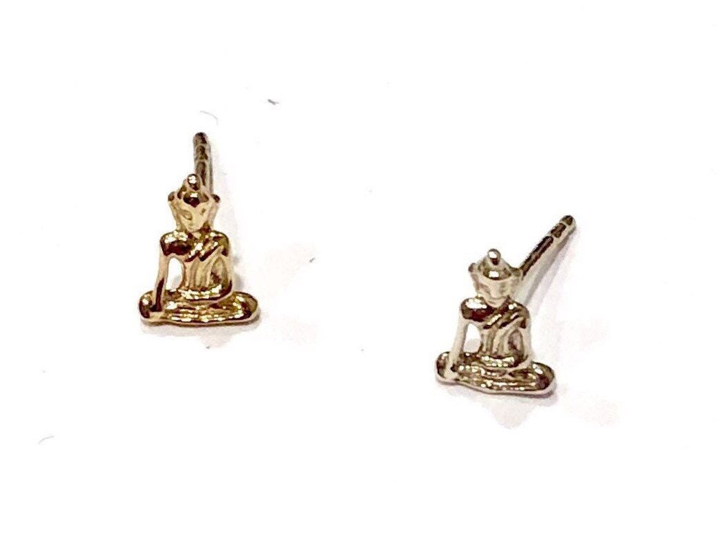 Buddha Ohrstecker Buddha Ohrstecker von TailfeatherDesignsNY