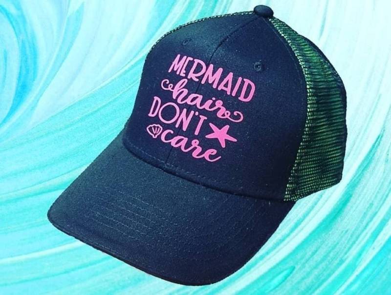 Meerjungfrau-Hut Meerjungfrauenhaar Ist Mir Egal Meerjungfrau-Hut Meerjungfrauenhaar Ist Mir Egal von TailzMermaidGear