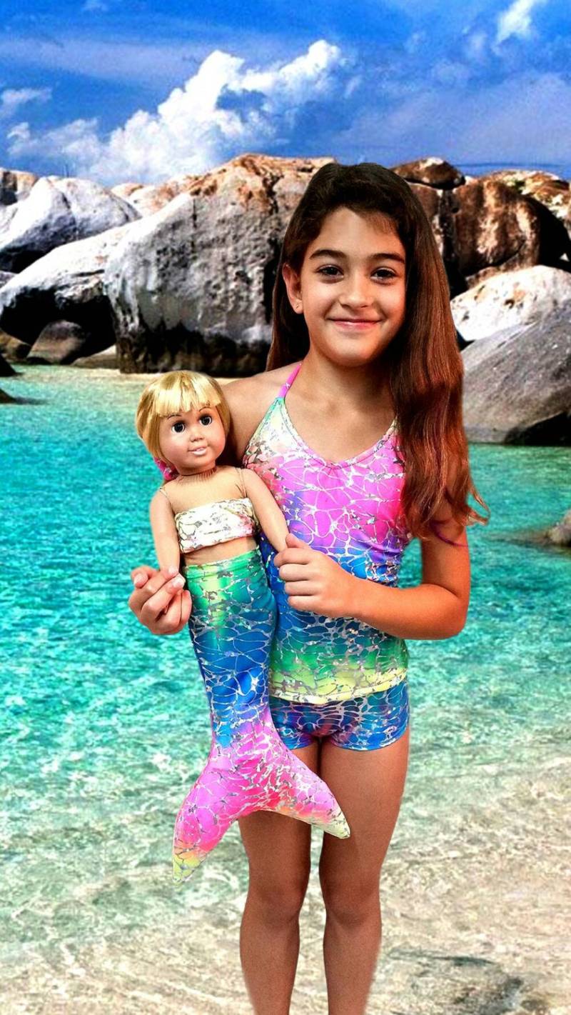 Meerjungfrau Puppe Oufit Meerjungfrau Puppe Oufit von TailzMermaidGear