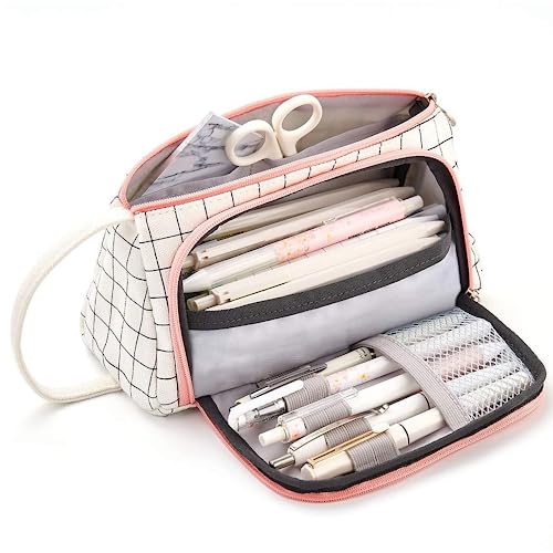 TaimeiMao Federmäppchen Mädchen Federtasche Groß Pencil Case Schlamppermäppchen Mäppchen Mädchen Teenager Reißverschluss Tasche Mäppchen für Schule & Büro Studenten Erwachsene von TaimeiMao