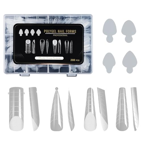 Tainrunse Easy Nail Removal Polish Accessories 288pcs Tips Set for DIY Manicure to Remove Fake Nails with User-friendly Fitting Molds Beautiful Long Lasting C Tainrunse Easy Nail Removal Polish Accessories 288pcs Tips Set for DIY Manicure to Remove Fake Nails with User-friendly Fitting Molds Beautiful Long Lasting C von Tainrunse