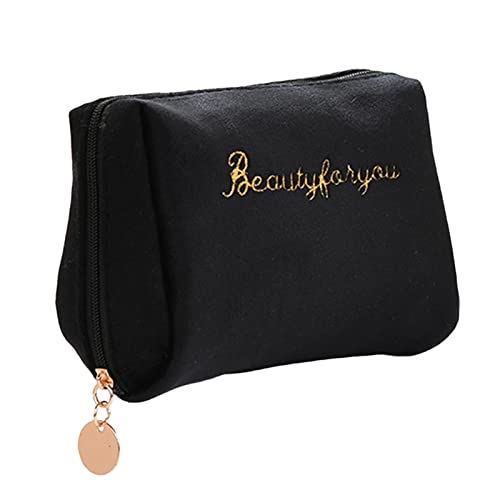 Tainrunse Kosmetiktasche für Damen, Make-up-Organizer, Beauty-Tasche für Zuhause, Schwarz von Tainrunse