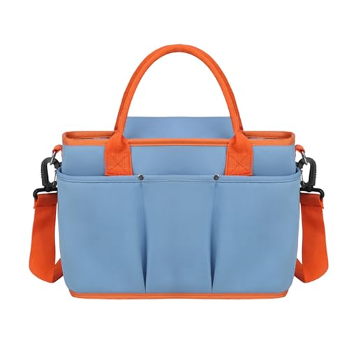 Tainrunse Wickeltasche für Ausflüge, Mama, multifunktional, mit verstellbarem Riemen, Outdoor-Reisen, geräumiges Baby, mehrere Taschen, Aufbewahrungstaschen, funktional, Blau von Tainrunse