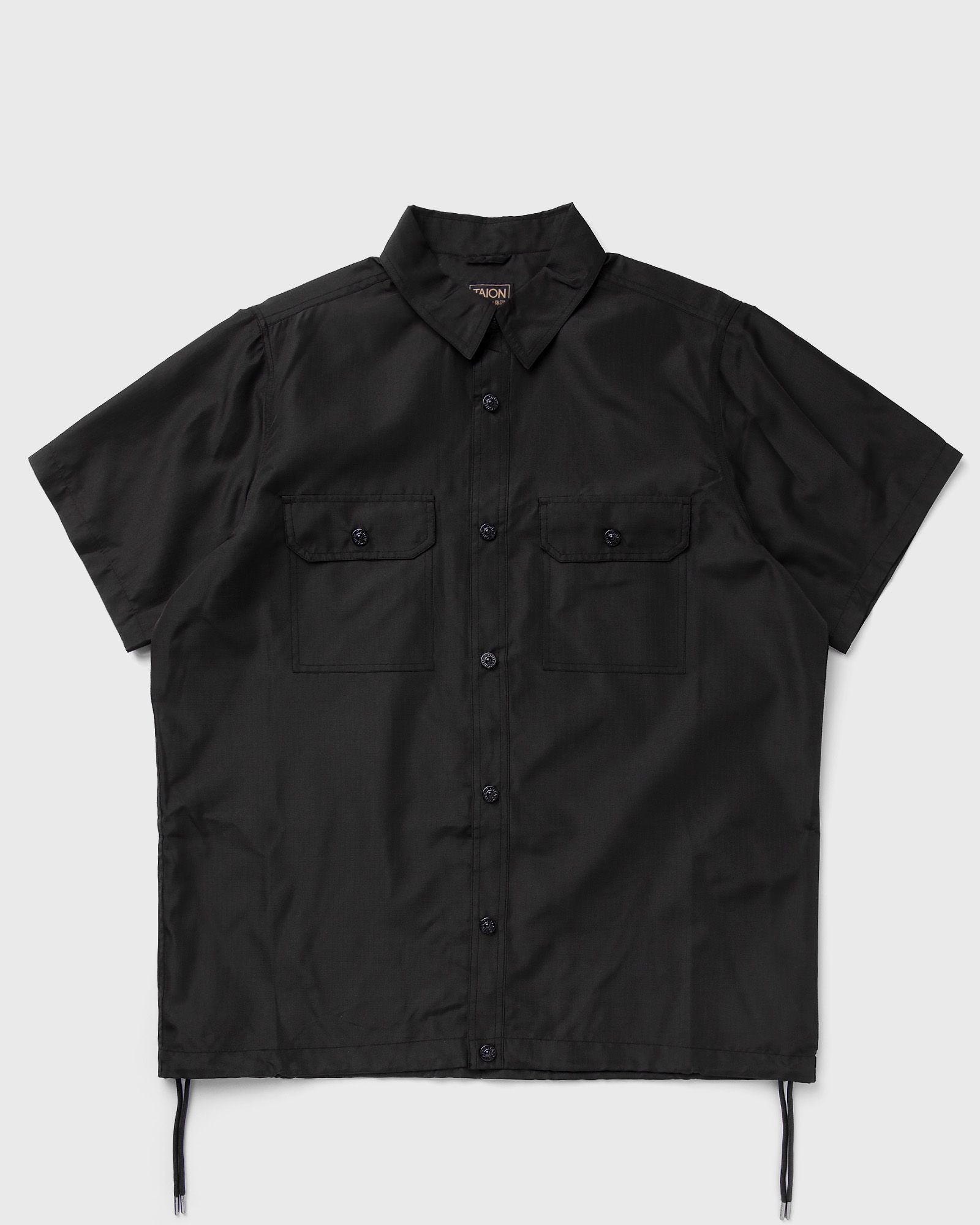 Taion MILITARY HALF SLEEVE SHIRTS men Shortsleeves black in Größe:M von Taion