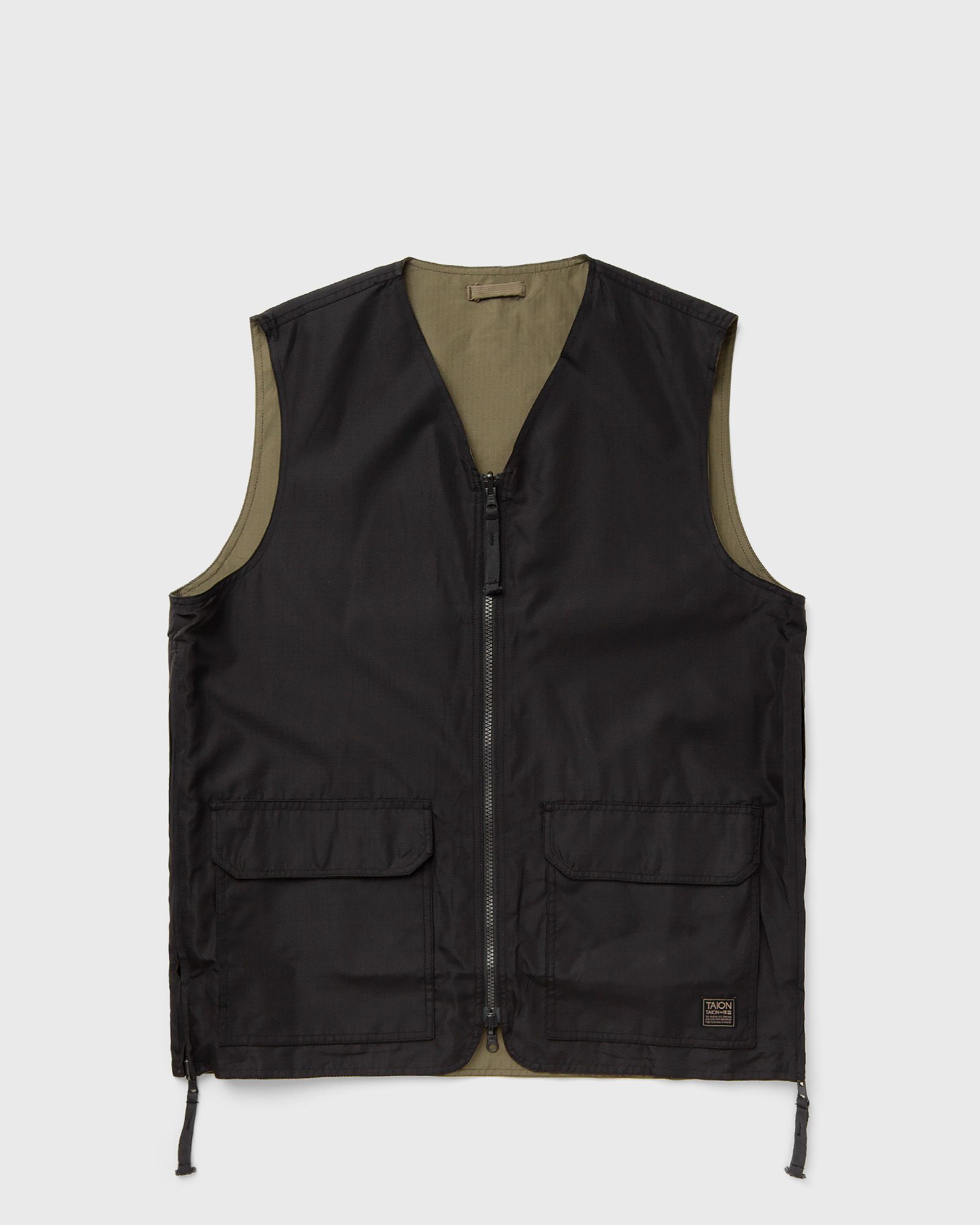 Taion MILITARY RVS V NECK VEST men Vests black in Größe:L von Taion