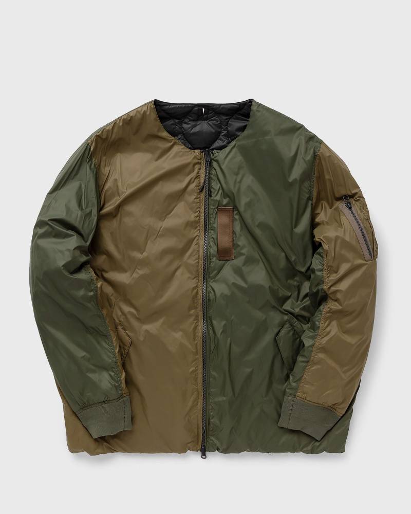 Taion REVERSIBLE MA-1 TYPE INNER JACKET men Windbreaker black|green in Größe:M von Taion