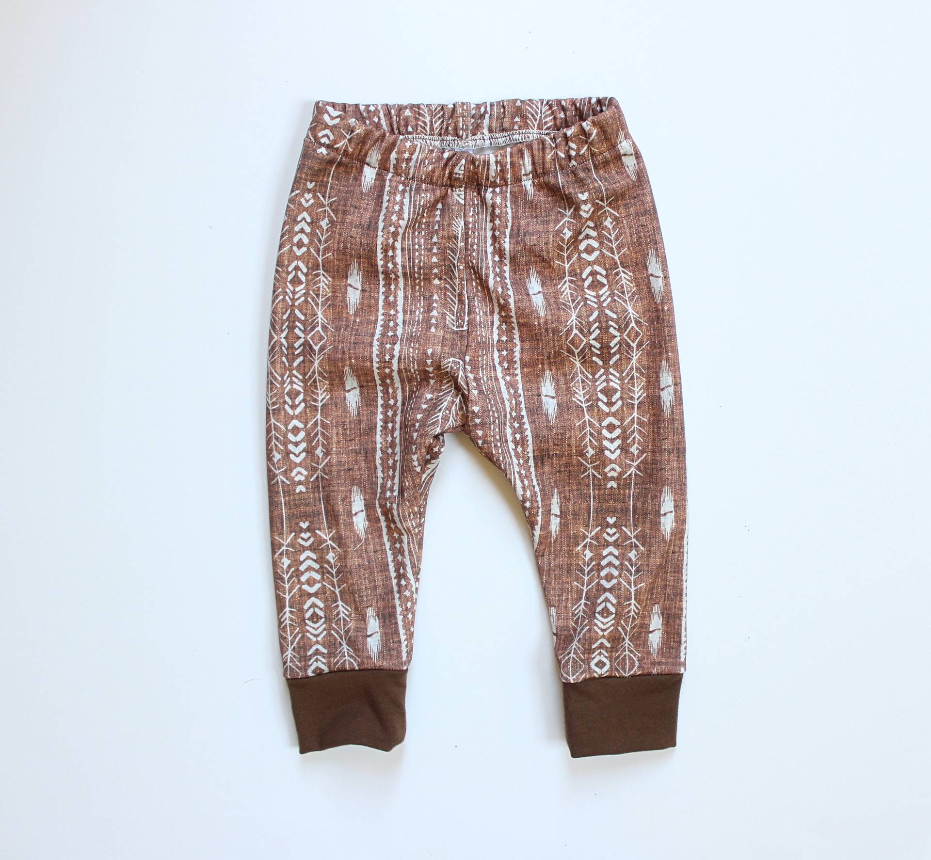 Bio Babyhose Im Atlantik, Baby Leggings, Braune Hose, Jungen Gender Neutral von TajandMe