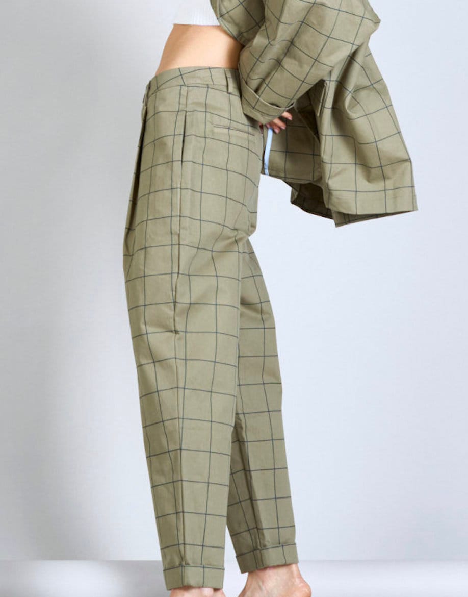 Nadelstreifen Hose - Khaki Nadelstreifen Hose - Khaki von TakaWear
