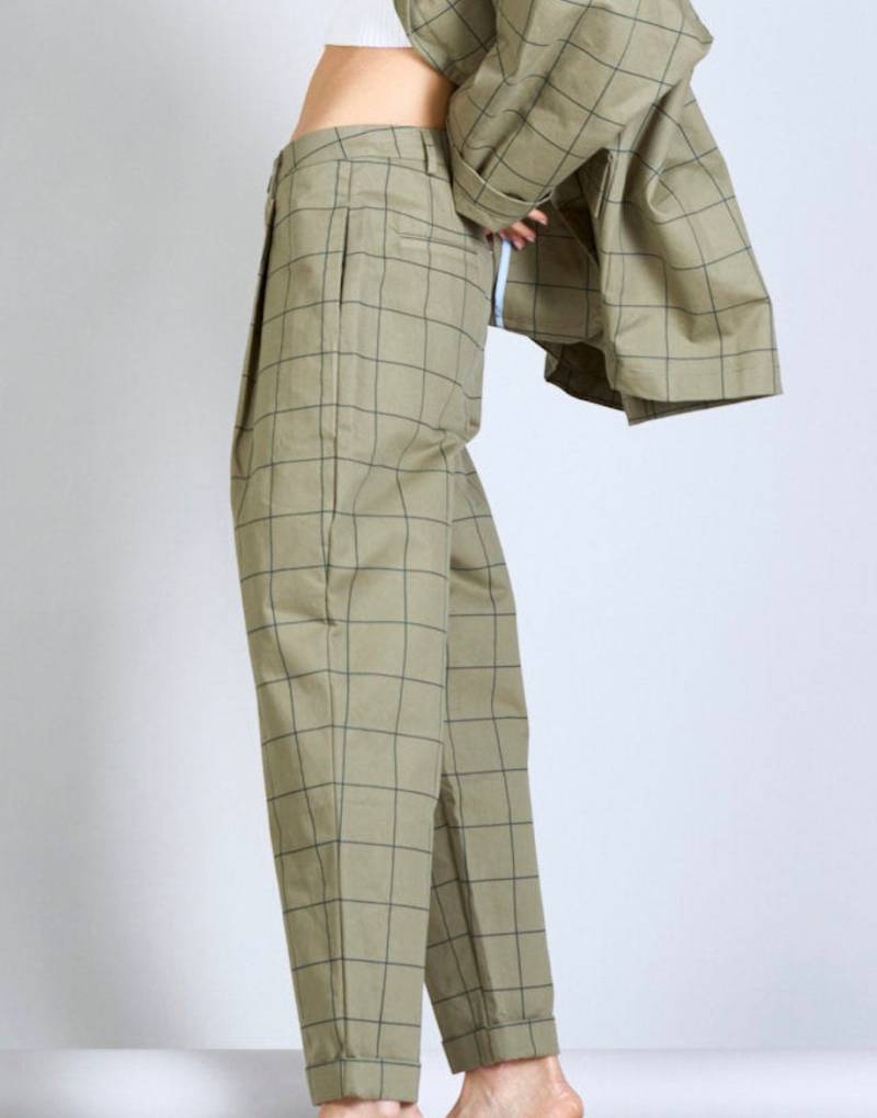 Nadelstreifen Hose - Khaki Nadelstreifen Hose - Khaki von TakaWear