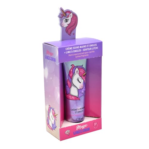 Take Care Einhorn, Pflegecreme und Nagelfeile, Duft, Litschi, Vegan, Hydratation, Kinder, Junior, 30 ml von Take Care