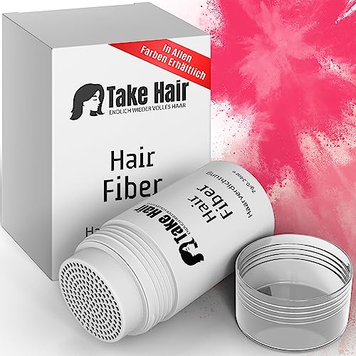 Take Hair Streuhaar für Frauen I Hält bei Regen und Wind I 7g Schütthaar zur Haarverdichtung I Hair Fibers I Haarpulver I Streuhaar Frauen bei Haarausfall I Haarpuder (Streuhaar Dunkelblond) von Take Hair ENDLICH WIEDER VOLLES HAAR