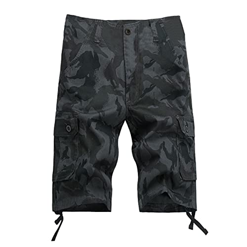 Outdoor Shorts Herren Shot Sport Camouflage Cargo Straight Zip Off Freizeitshorts Atmungsaktiv Wanderhose Sportshorts 3/4 Sommer Kurze Mountainbike Funktionsshorts Mit Taschen von Take Idea