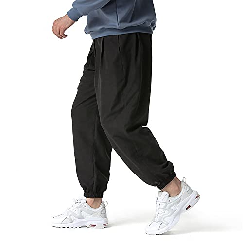Take Idea Freizeithose Herren Basic Urban Einfarbig Regular Fit Jogginghose Stretch Sporthose Atmungsaktiv Comfort Outdoorhose Trainingshose Mit Kordelzug Fitnesshose Weich Stoffhose von Take Idea
