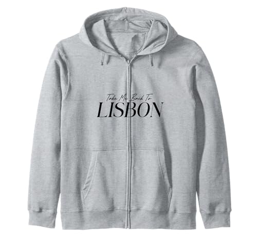 Take Me Back to Lisbon Männer Frauen Kinder Geschenk Kapuzenjacke von Take Me Back Nostalgia