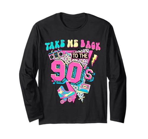 Take Me Back to The 90's Gen X Baby Boomers Vintage 1990er Langarmshirt von Take Me Back To The 90's 1990's Co.