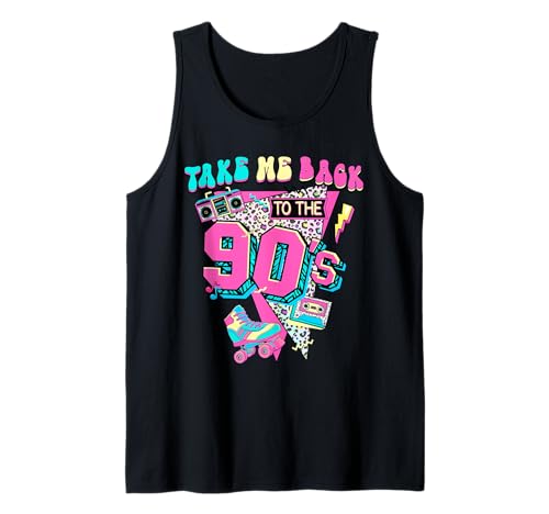 Take Me Back to The 90's Gen X Baby Boomers Vintage 1990er Tank Top von Take Me Back To The 90's 1990's Co.