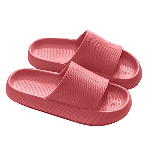 Takezuaa Badeschuhe Herren Damen Cozislides Original Slippers Badeschlappen Cloudyzz Schlappen Wolke Hausschuhe Gummi Home Slippers rutschfeste Pantoletten Sommer Garten Badelatschen Flip Flops von Takezuaa