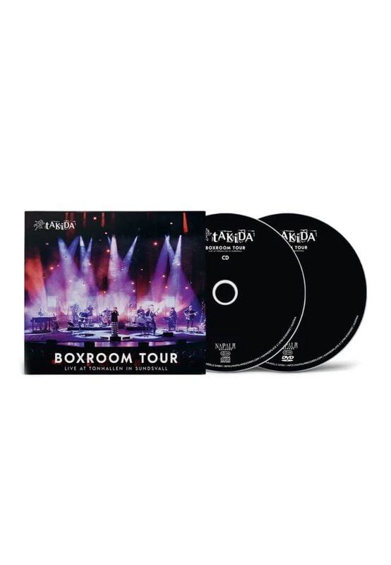 Boxroom Tour - Live At Tonhallen In Sundsvall von Takida - CD & DVD (Digisleeve) von Takida