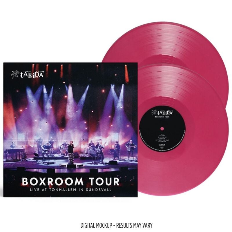 Takida Boxroom Tour - Live At Tonhallen In Sundsvall LP multicolor von Takida