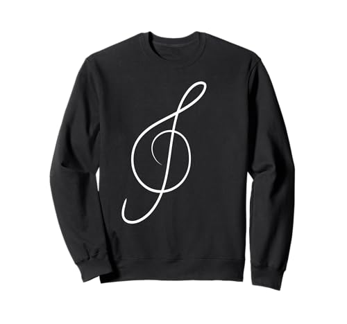 Notenschlüssel Mann Frauen Kinder Junge Mädchen Musikschule Sweatshirt von Takt & Ton Liebe