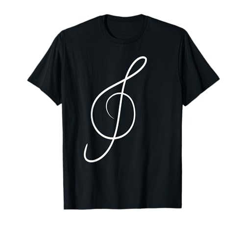 Notenschlüssel Mann Frauen Kinder Junge Mädchen Musikschule T-Shirt von Takt & Ton Liebe