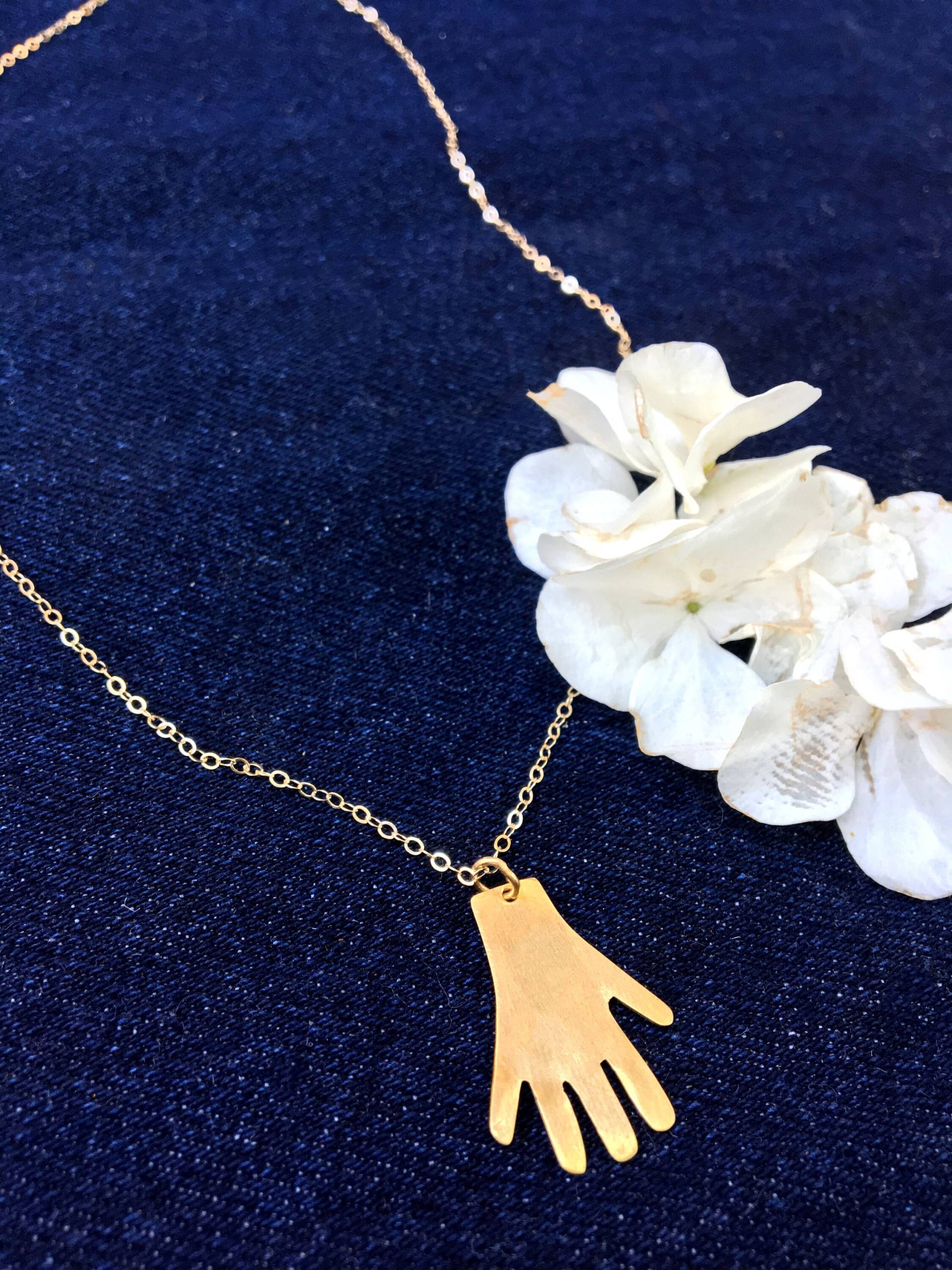 Hand Halskette Hand Halskette von TalAvishaiJewelry