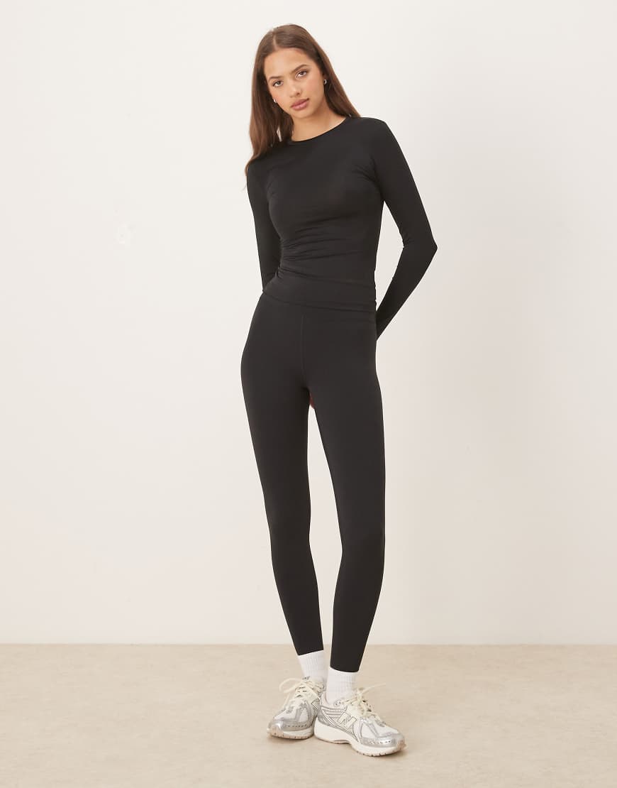Tala - DayFlex - Leggings in Schwarz mit hohem Bund von Tala