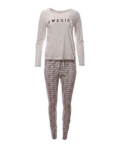 Damen Pyjama Set Schlafanzug Schlafhose + Langarm Oberteil Morning L von Talay