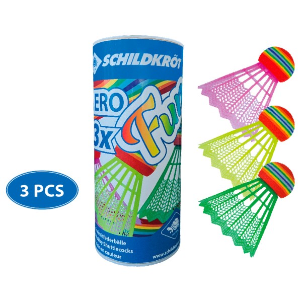 Talbot Torro - SK Badminton Ball Aero Fun Gr 3 Pieces assorted colors von Talbot torro