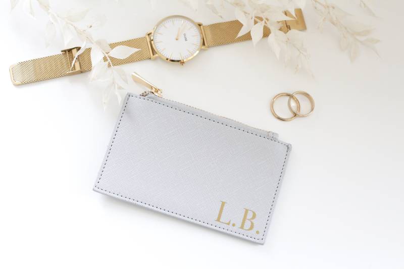 Mini Geldbörse Personalisiert Mit Initialen | Kleiner Geldbeutel Für Unterwegs Mini-Portemonnaie Tales Of Marley von TalesOfMarley