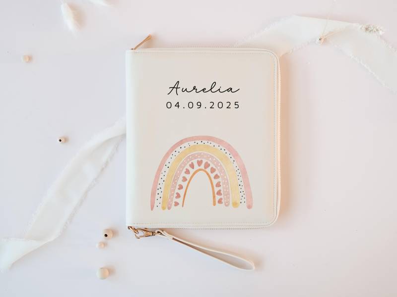 Personalisierter U-Hefthülle Organizer Zur Aufbewahrung Von U-Heften, Impfpässen & Wichtigen Dokumenten | Familienorganizer von TalesOfMarley