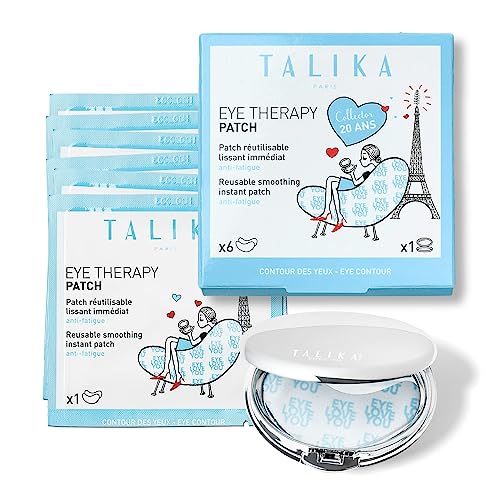 Talika Eye Therapy Patch Eye Pads - Augenpads gegen Augenringe und Tränensäcke - Wiederverwendbare Augen Patches - Für erfrischte Augen - Packung mit 6 Augen Pads von TALIKA