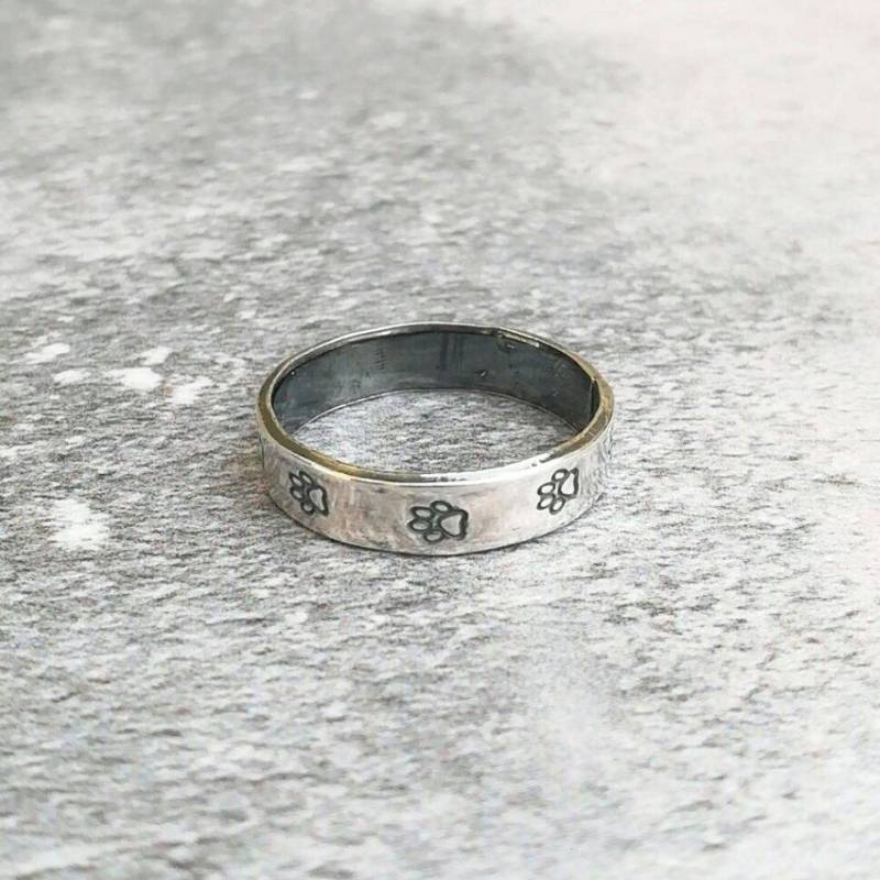 Pfötchen-Abdruck-Ring Aus Sterlingsilber von TalismanKind