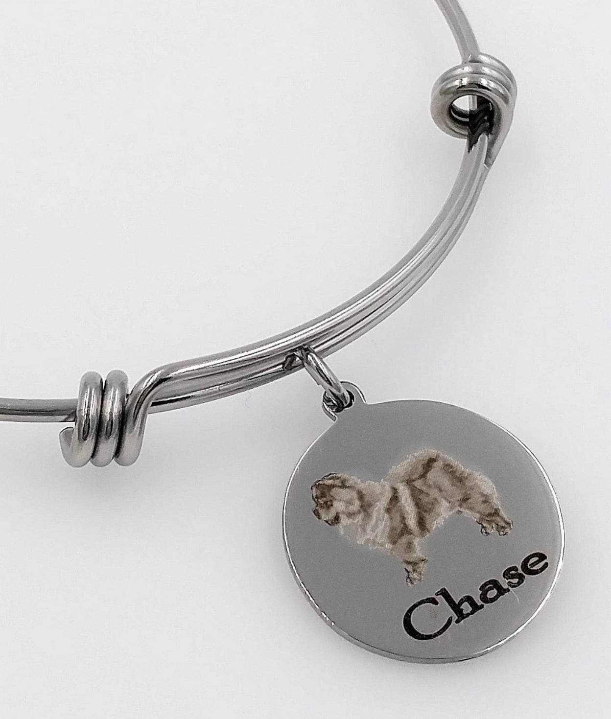 Chow Gravierte Erweiterbare Personalisierte Armreif von TalkToThePaws