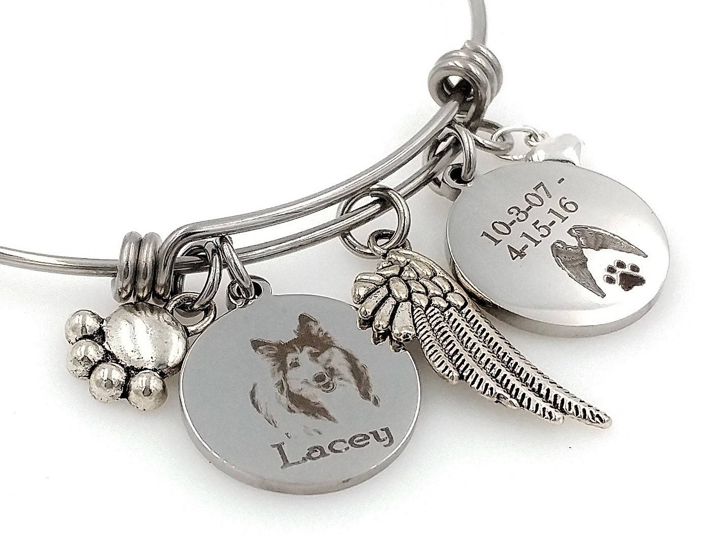 Hund Passing Away Geschenke Personalisiert Sheltie Memorial Erinnerung Schmuck Regenbogen Brücke von TalkToThePaws