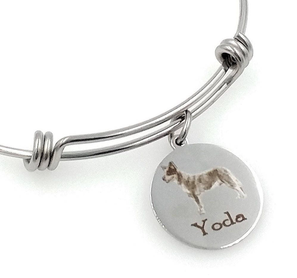 Sennenhund Graviert Erweiterbar Personalisierte Armreif von TalkToThePaws