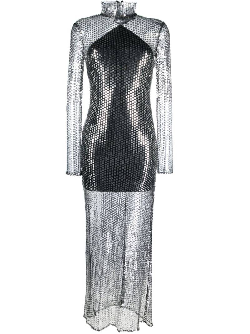 Taller Marmo Kleid mit Pailletten - Silber von Taller Marmo