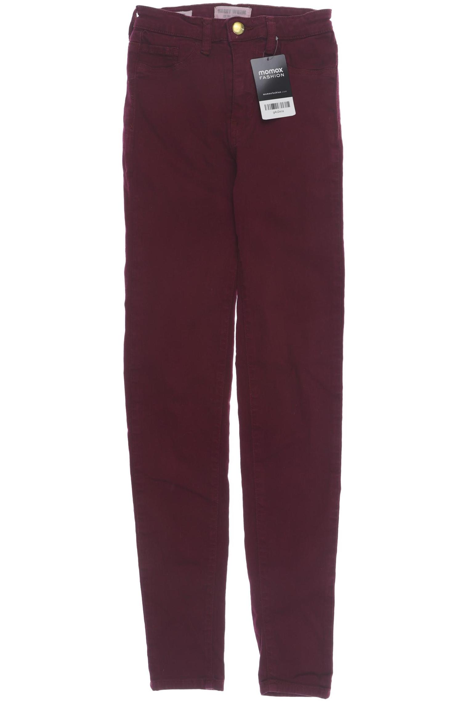 Tally Weijl Damen Jeans, bordeaux von Tally Weijl