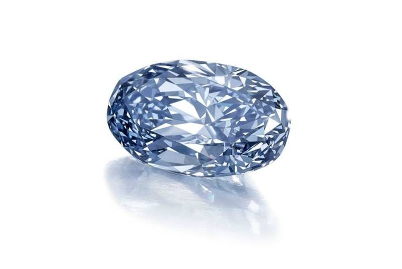 Blauer Diamant - 0.16Ct Natürliche Lose Ausgefallene Intensive Blaue Farbe Gia Oval Form Vs1 von TaloreDiamonds