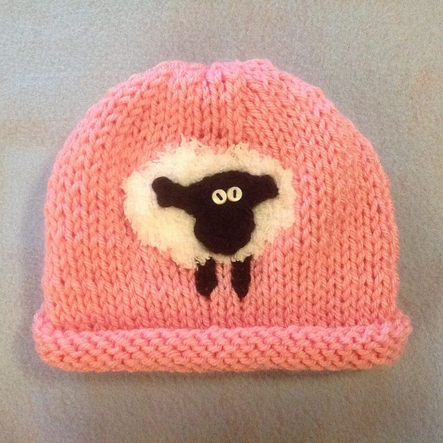 Benutzerdefinierte Babymütze Schafe von TalulaCrafts