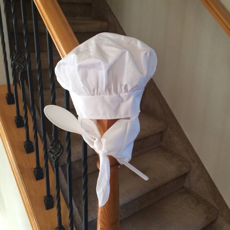 Kochmütze Mit Kochmütze, Kochlöffel Und Halstuch von TalulaCrafts