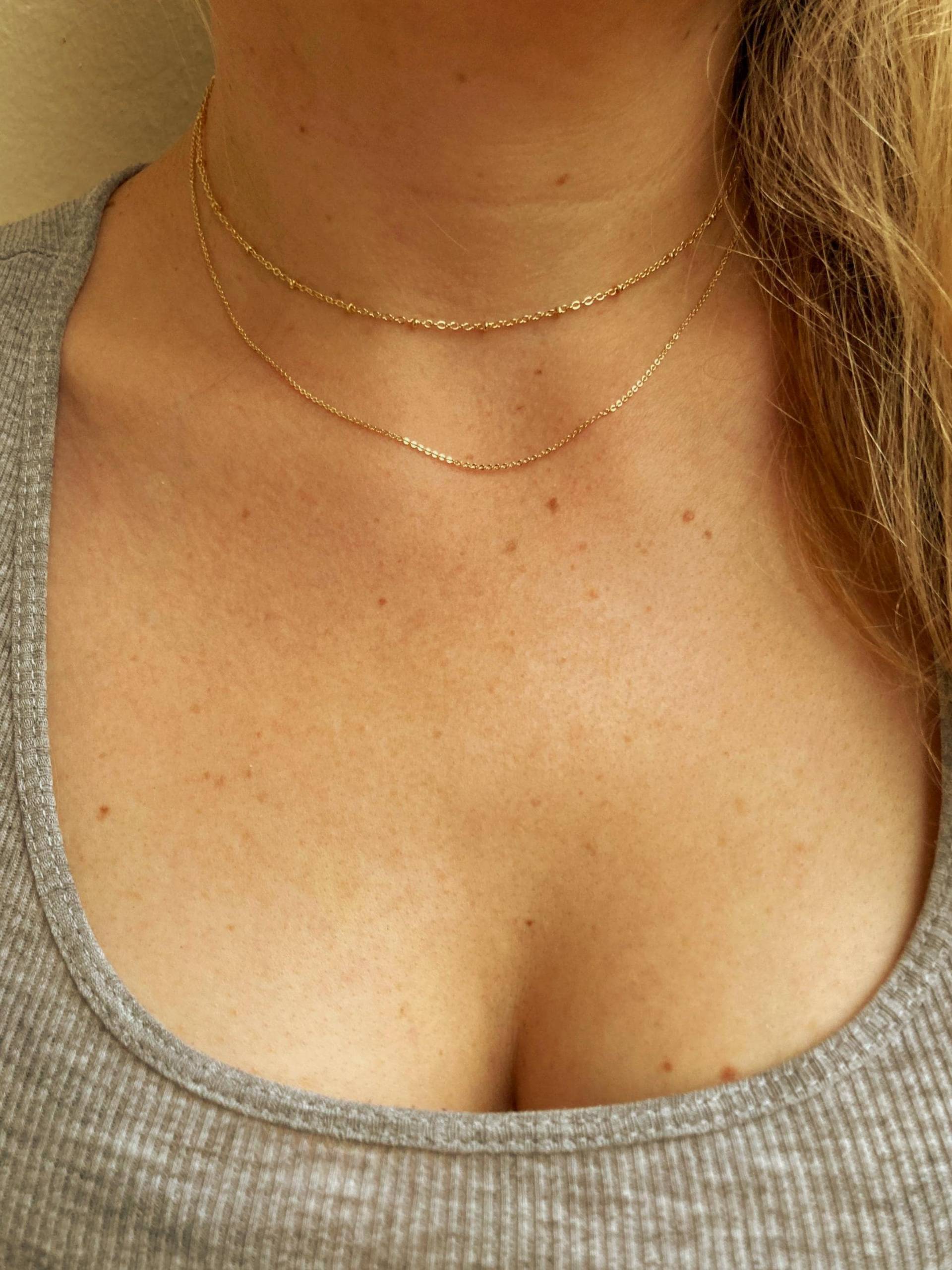 Ketten Set | Verbunden, Layering Vergoldet | 14K von Talwerke