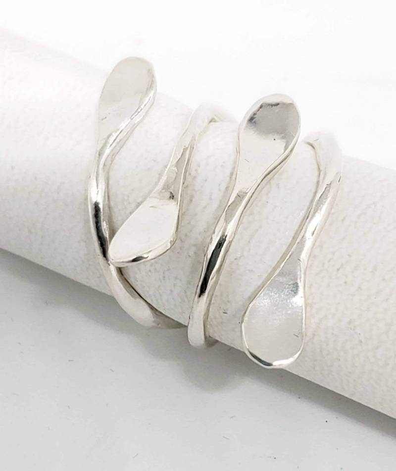 Ring Sterling Silber 925 Handgefertigt Artisan Crafted Größe 8 Frau Schmuck Kostenloser Versand von TalyaHarelJewelry