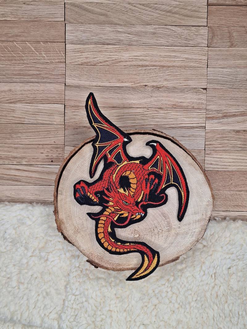 Drache Mysterie | Patch Applikation Zum Aufnähen Und Aufbügen von TamaluHandmadeForYou