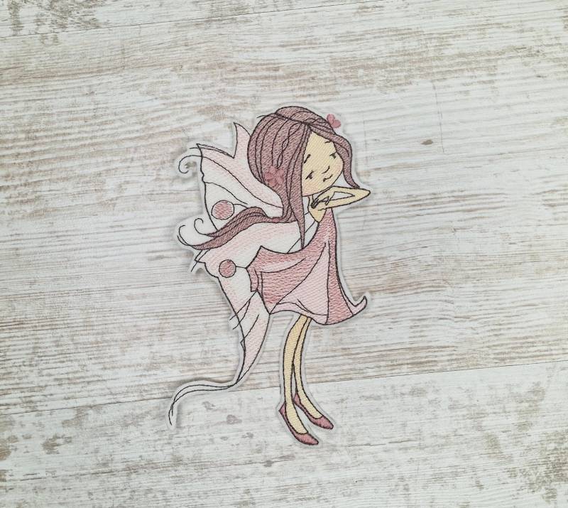 Feen Kind| Fee | Fairies Child Applikation Zum Aufnähen Und Aufbügeln| Patch Stickapplikation von TamaluHandmadeForYou