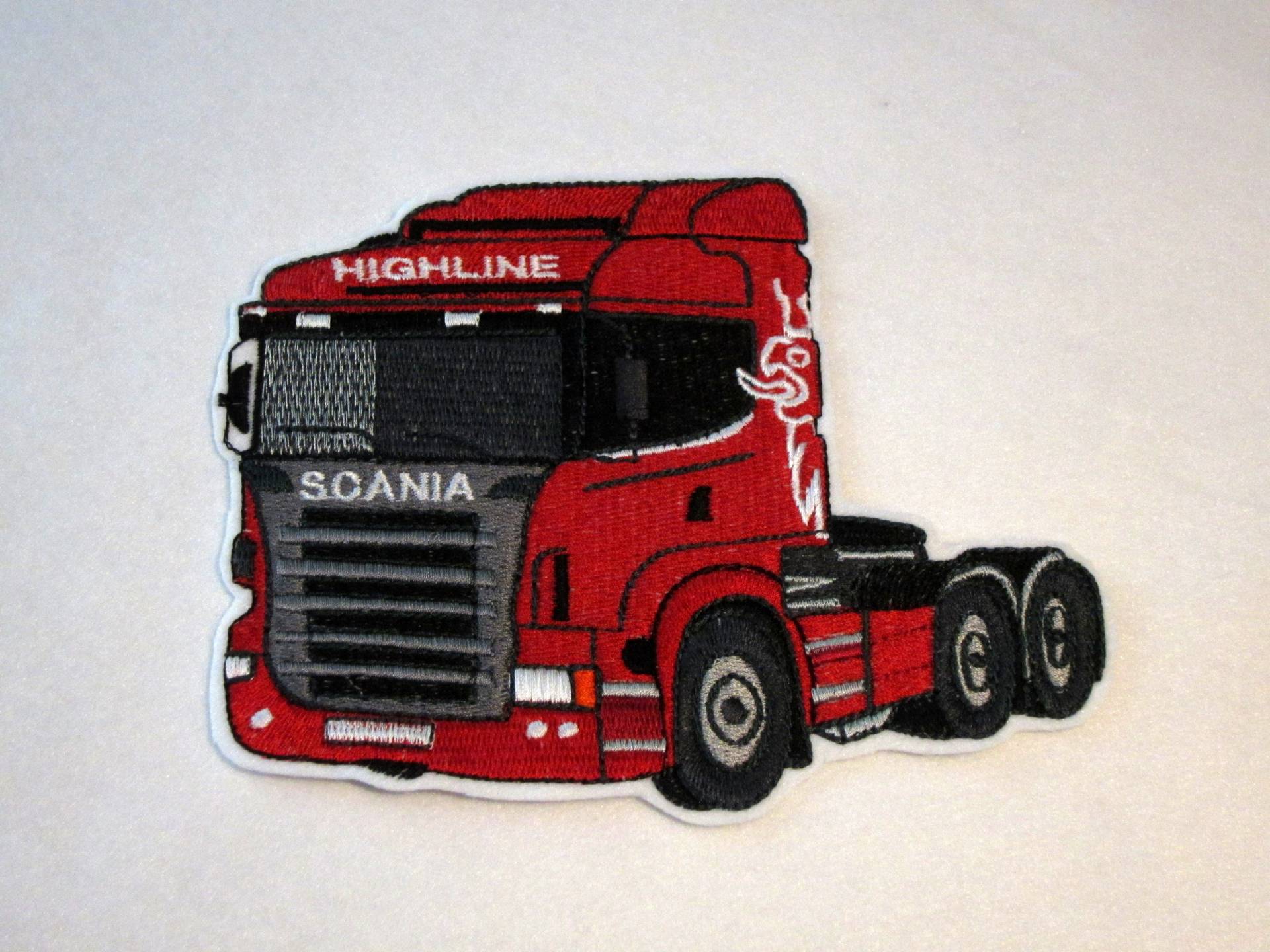 Lkw-Zugmaschine Scania | Truck Stickapplikation Applikation Zum Aufnähen Und Aufbügel von TamaluHandmadeForYou